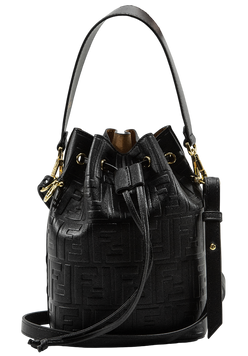 Сумка Fendi Mon Tresor Bucket Bag Leather Black 0243 фото