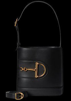 Cумка Gucci 73 Small Bucket Bag in Black Leather 05027 фото