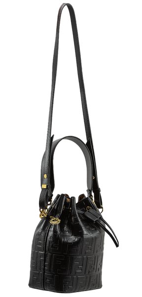 Сумка Fendi Mon Tresor Bucket Bag Leather Black 0243 фото