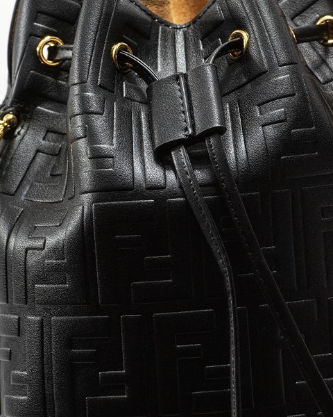 Сумка Fendi Mon Tresor Bucket Bag Leather Black 0243 фото