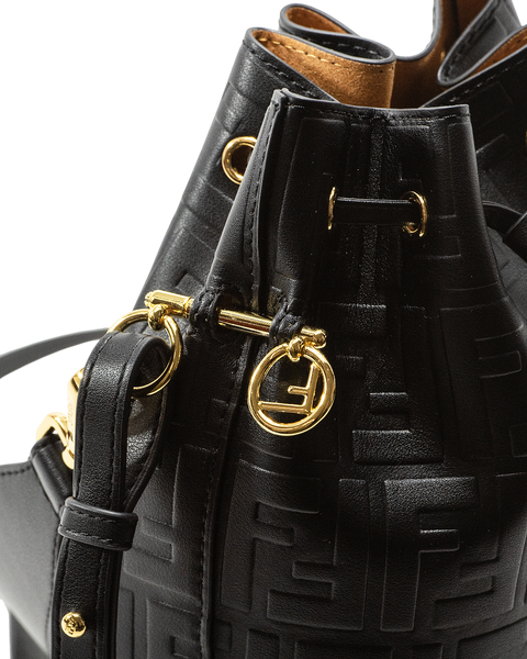 Сумка Fendi Mon Tresor Bucket Bag Leather Black 0243 фото