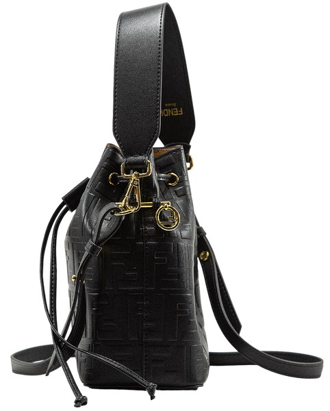 Сумка Fendi Mon Tresor Bucket Bag Leather Black 0243 фото