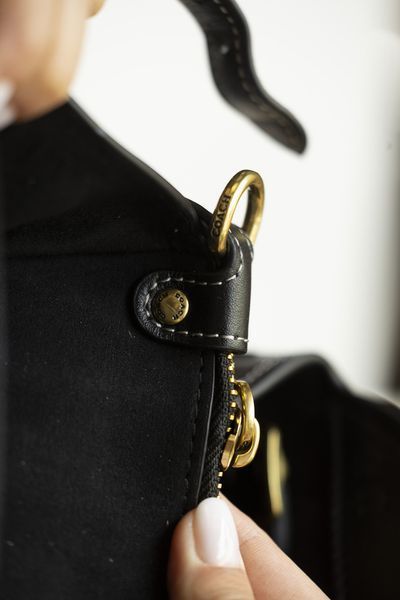 Сумка Coach Soft Empire Carryall Bag 35 in Black Leather/Brass Hardware 0547 фото