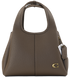 Сумка Coach Lana Shoulder Bag in Polished Pebble Leather Dark Stone 0511 фото 1