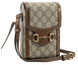 Сумка Gucci Horsebit 1955 Mini Bag in Brown/Beige GG Supreme Canvas/Gold Hardware 136 фото 3