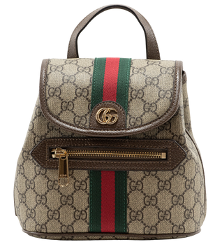Рюкзак Gucci Ophidia Small Backpack GG Supreme in Brown 051125 фото