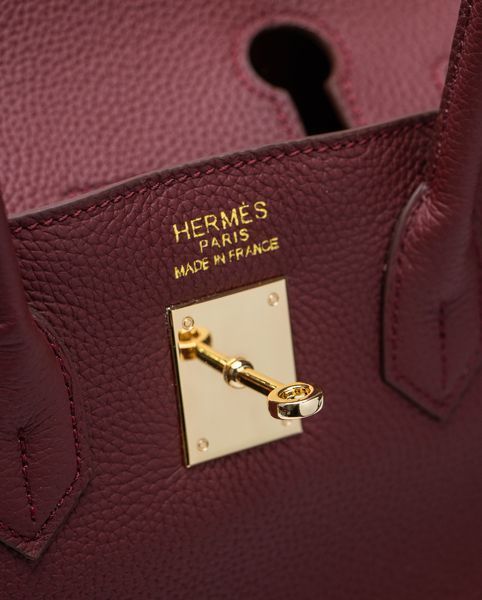 Сумка Hermes Birkin 30 in Bordeaux Togo/Gold Hardware 012611 фото