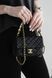 Сумка Chanel Mini Square Pearl Crush Flap Bag in Quilted Lambskin Black/Gold Hardware 0383 фото 10