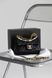 Сумка Chanel Mini Square Pearl Crush Flap Bag in Quilted Lambskin Black/Gold Hardware 0383 фото 3