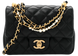 Сумка Chanel Mini Square Pearl Crush Flap Bag in Quilted Lambskin Black/Gold Hardware 0383 фото 1