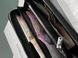 Гаманець Saint Laurent Plain Leather Long Wallet Black/Silver 88163 фото 5