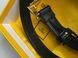Ремінь Fendi Black Leather Belt with Gold Buckle 66127 фото 5