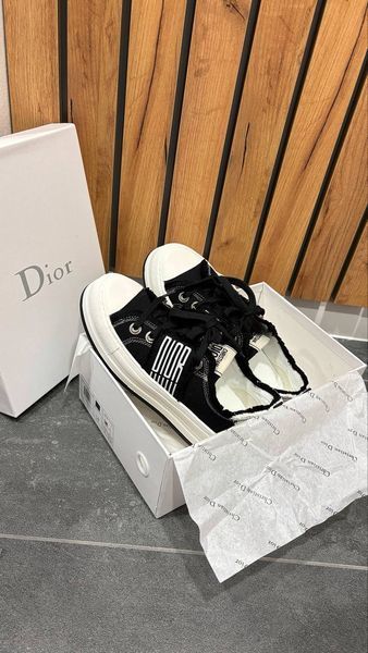 Кеди Dior Walk'n' Platform Sneakers Black/White 37 0904 фото