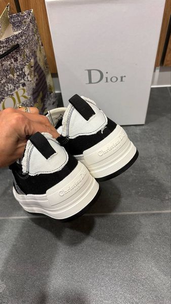 Кеди Dior Walk'n' Platform Sneakers Black/White 37 0904 фото