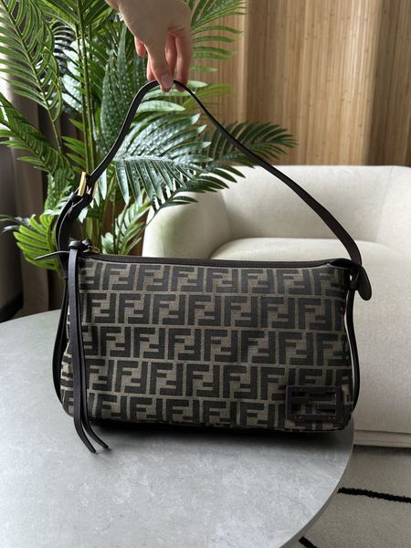 Сумка Fendi Zucca Baguette in Brown Jacquard 99989 фото