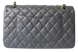 Сумка Chanel Classic Medium Double Flap Bag in Dark Grey Caviar Leather/Gold Hardware 611 фото 2