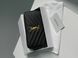 Гаманець Saint Laurent Plain Leather Long Wallet Black/Gold 88163 фото 2