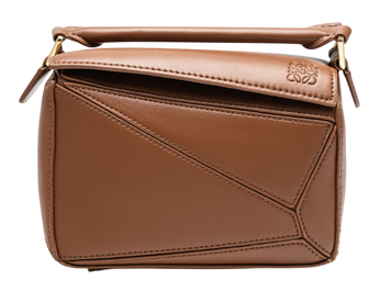 Сумка Loewe Mini Puzzle Edge Bag in Soft Calfskin Tan/Gold Hardware 991144 фото
