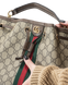 Сумка Gucci Ophidia Small Bucket Bag in Beige and Dark Brown New GG Monogram Coated Canvas 0412 фото 5