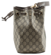 Сумка Gucci Ophidia Small Bucket Bag in Beige and Dark Brown New GG Monogram Coated Canvas 0412 фото 4