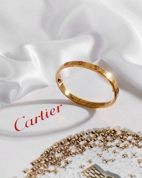 Браслет Cartier Love Medium Yellow Gold Bracelet 0001 фото