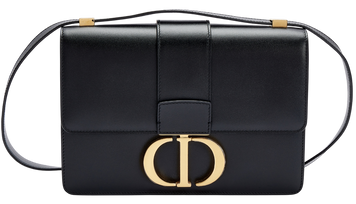 Сумка Dior 30 Montaigne Bag in Black Calfskin 0367 фото