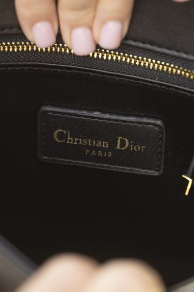 Сумка Dior 30 Montaigne Bag in Black Calfskin 0367 фото