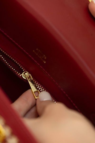 Сумка Hermes Kelly Sellier 25 in Rojo Tweed and Leather/Gold Hardware 135 фото