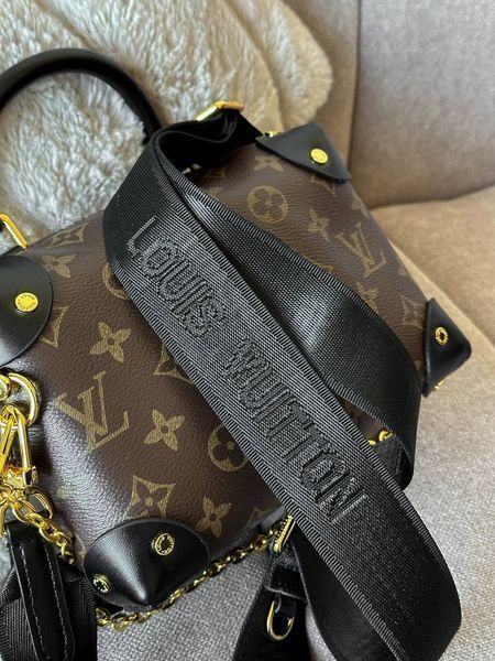 Сумка Louis Vuitton Petite Malle Souple Bag in Monogram Coated Canvas 0364 фото