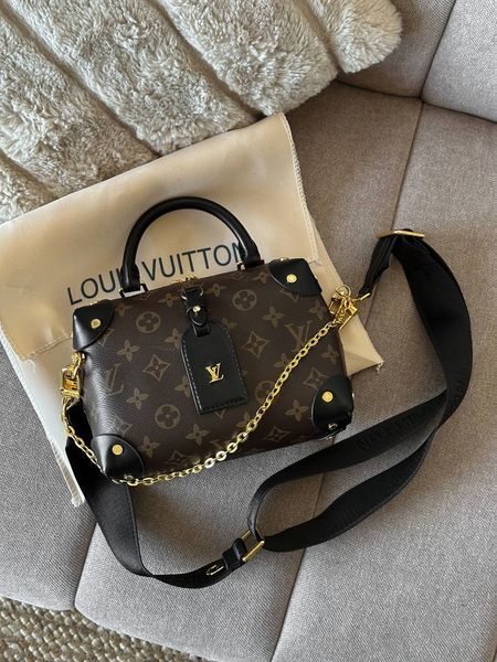 Сумка Louis Vuitton Petite Malle Souple Bag in Monogram Coated Canvas 0364 фото