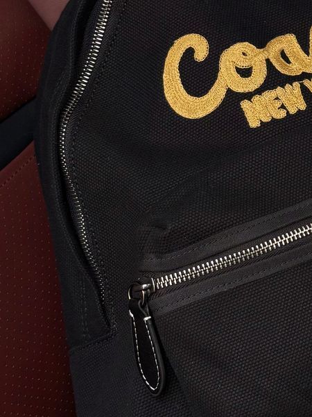 Рюкзак Coach Cargo Backpack in Signature Denim Black/Brown 991018 фото
