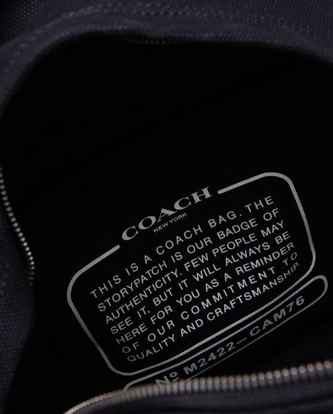 Рюкзак Coach Cargo Backpack in Signature Denim Black/Brown 991018 фото