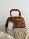 Cумка Miu Miu Aventure Nappa Leather Top-handle Small Bag in Brown 453 фото 7