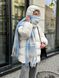 Шарф Acne Studio Mohair Checked Scarf White/Grey/Blue 55005 фото 3