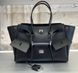 Сумка Balenciaga Bel Air Carry All Bag Medium in Black Smooth Calfskin/Aged-Silver Hardware 18013 фото 3