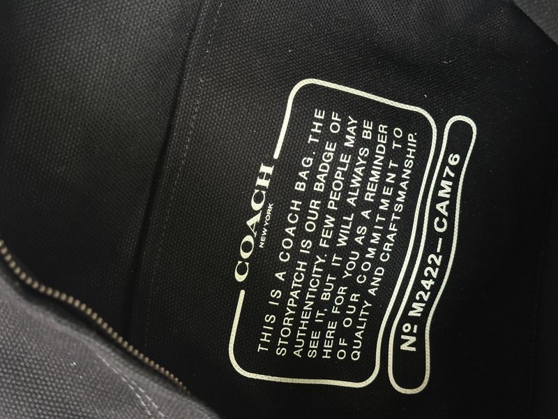 Рюкзак Coach Cargo Backpack in Signature Denim Black/Brown 991018 фото