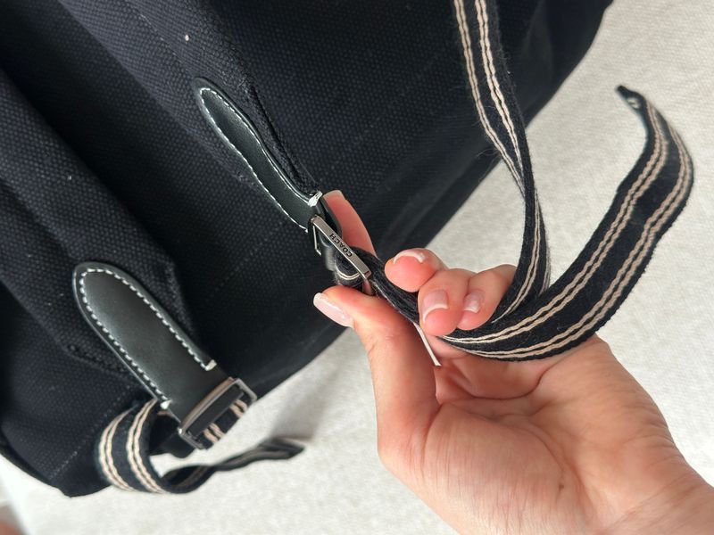 Рюкзак Coach Cargo Backpack in Signature Denim Black/Brown 991018 фото