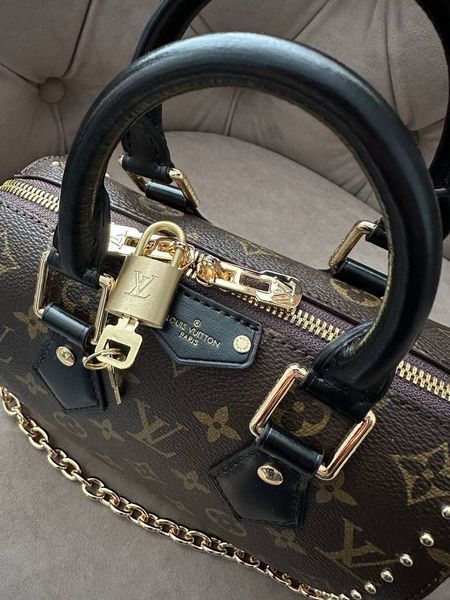 Сумка Louis Vuitton Speedy Trunk 20 in Monogram Reverse Canvas 7454 фото