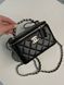 Сумка Chanel Classic Lambskin Pearl Crush Vanity Bag Black/Silver 99367 фото 3