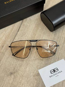 Сонцезахисні окуляри Balenciaga BB0298SA Unisex Sunglasses Black/Brown 423 фото