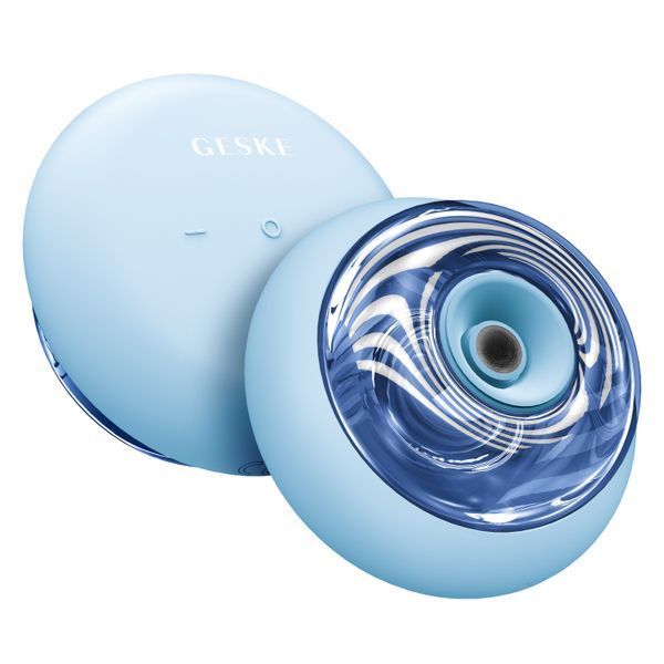 Звуковий масажер для обличчя та тіла Geske Sonic Cool&Warm Face and Body Massager 9in1 Aquamarine 0274 фото