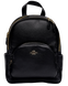 Рюкзак Coach Mini Court Black Pebbled Leather Shoulder Backpack Bag 99200 фото 1