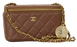 Сумка Chanel Pearl Crush Small Vanity Case in Quilted Lambskin Brown/Aged Gold Hardware 0483 фото 1