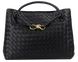 Сумка Bottega Veneta Andiamo Intrecciato Medium Leather Bag Black 99631 фото 1