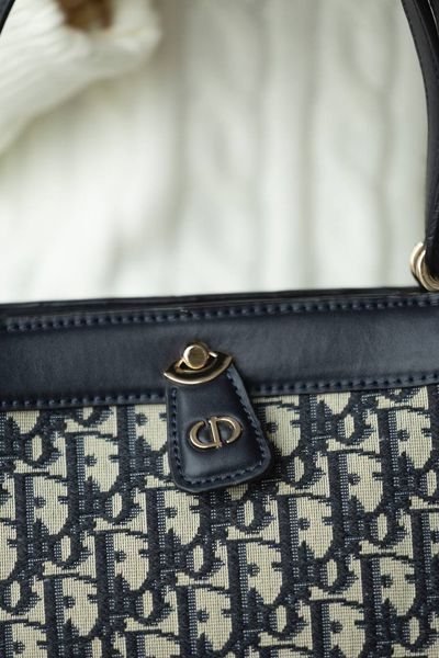 Сумка Dior Small Key Bag in Blue Dior Oblique Jacquard 0384 фото