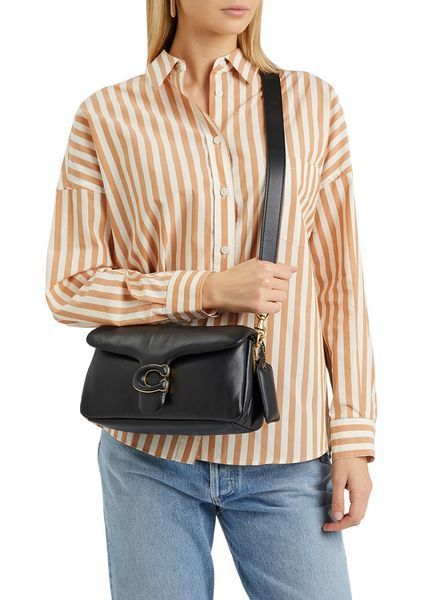 Cумка Coach Pillow Tabby Shoulder Bag 26 in Leather Black 99226 фото