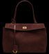 Cумка Balenciaga Rodeo Handbag Medium in Burgundy Suede and Smooth Calfskin/Aged-Gold Hardware 99753 фото 1