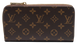 Кошелек Louis Vuitton Zippy Vertical Wallet Brown Canvas Leather 88143 фото 1