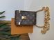Сумка Louis Vuitton Phone Pouch M&eacute;tis in Brown Monogram Canvas with Gold-Toned Hardware Premium 0578 фото 3