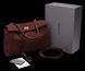 Cумка Balenciaga Rodeo Handbag Medium in Burgundy Suede and Smooth Calfskin/Aged-Gold Hardware 99753 фото 5